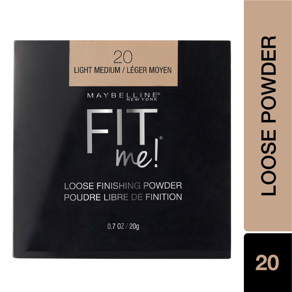 Maybelline Fit Me Loose Finishing Powder, Silky & Lightweight Powder - 20 Light Medium – 20 gm - image 5