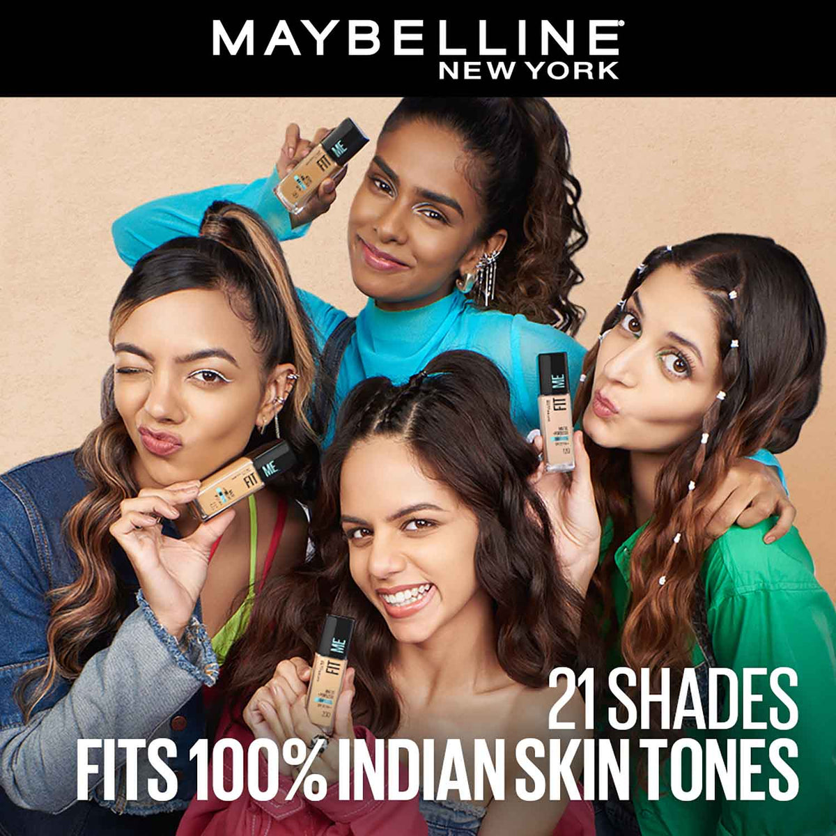 Maybelline Fit Me Matte+Poreless Liquid Foundation 16H Oil Control - 128 Warm Nude, 30 ml - image 5
