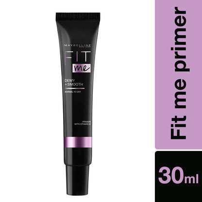 Maybelline Fit Me Primer, Oil free and Non Comedogenic Formula - Dewy+Smooth Primer – 30 ml - image 3