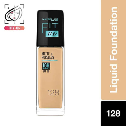 Maybelline Fit Me Regime Kit- Fit Me Matte & Poreless Primer+ Fit Me Foundation Shade 128 60 ml - image 2