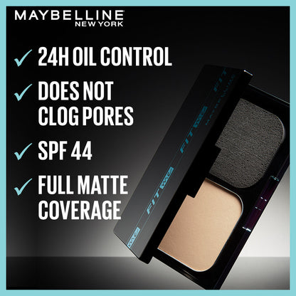 Maybelline Fit MeA Matte + Poreless Powder Foundation, Shade 110 9 gm - image 3