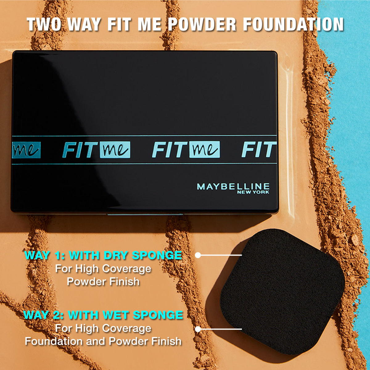 Maybelline Fit MeA Matte + Poreless Powder Foundation, Shade 110 9 gm - image 4