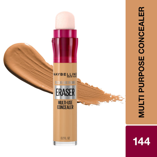 Maybelline Instant Age Rewind Eraser Concealer-Conceal, Contour, Highlight- 144 Caramel,6 ml - Maybelline