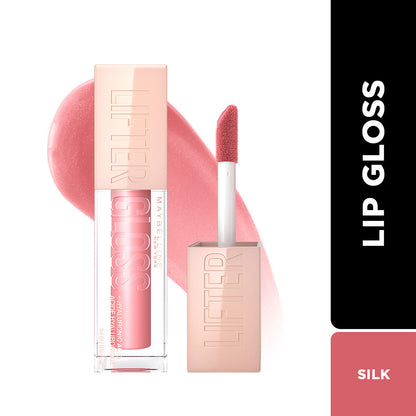 Maybelline Lifter Gloss, Tinted Lip Gloss With Hyaluronic Acid, Silk, 5.4 ml - Maybelline