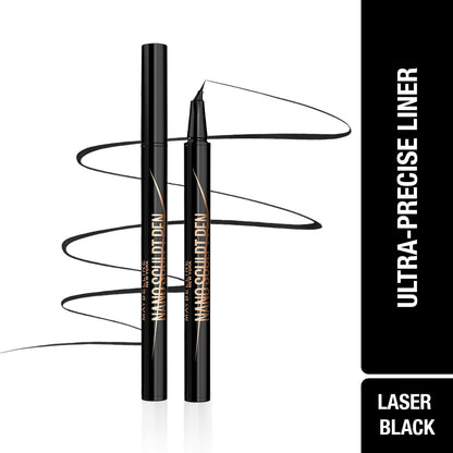 Maybelline Nano Sculpt Pen Waterproof Eyeliner 0.005 mm Micro-Fine Tip Upto 48H Wear Laser Black - 0.6 ml - Maybelline