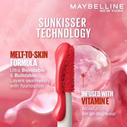 Maybelline Sunkisser Hazy Matte Blush, Sunkissed Cheeks for 12HR, Transfer & Sweat-proof, Melt-to-Skin Formula, Non-comedogenic, Hot Pink Summer - 4.7 gm - image 2