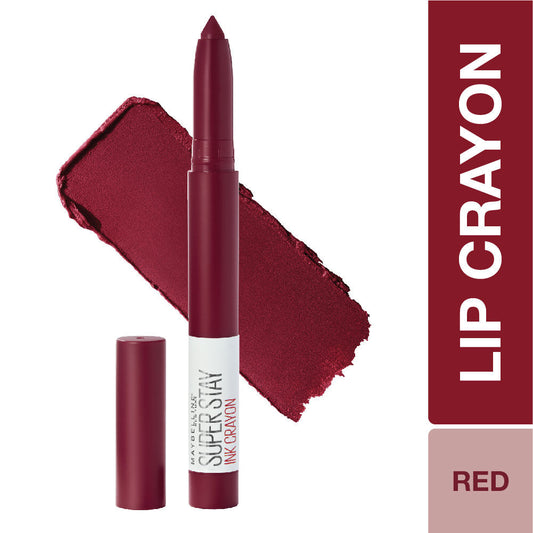 Maybelline Matte Ink Crayon Lipstick, Smudgeproof, Lasts Up To 8H - 55 Make it Happen, 1.2 gm - Maybelline