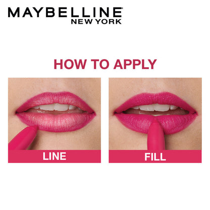 Maybelline Matte Ink Crayon Lipstick, Smudgeproof, Lasts Up To 8H - 55 Make it Happen, 1.2 gm - image 5