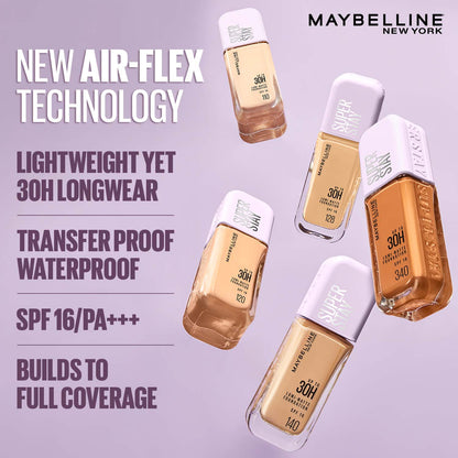 Maybelline Super Stay Lumi-Matte Liquid Foundation 30H Longwear yet Light-As-Air, 220, 35 ml - image 5