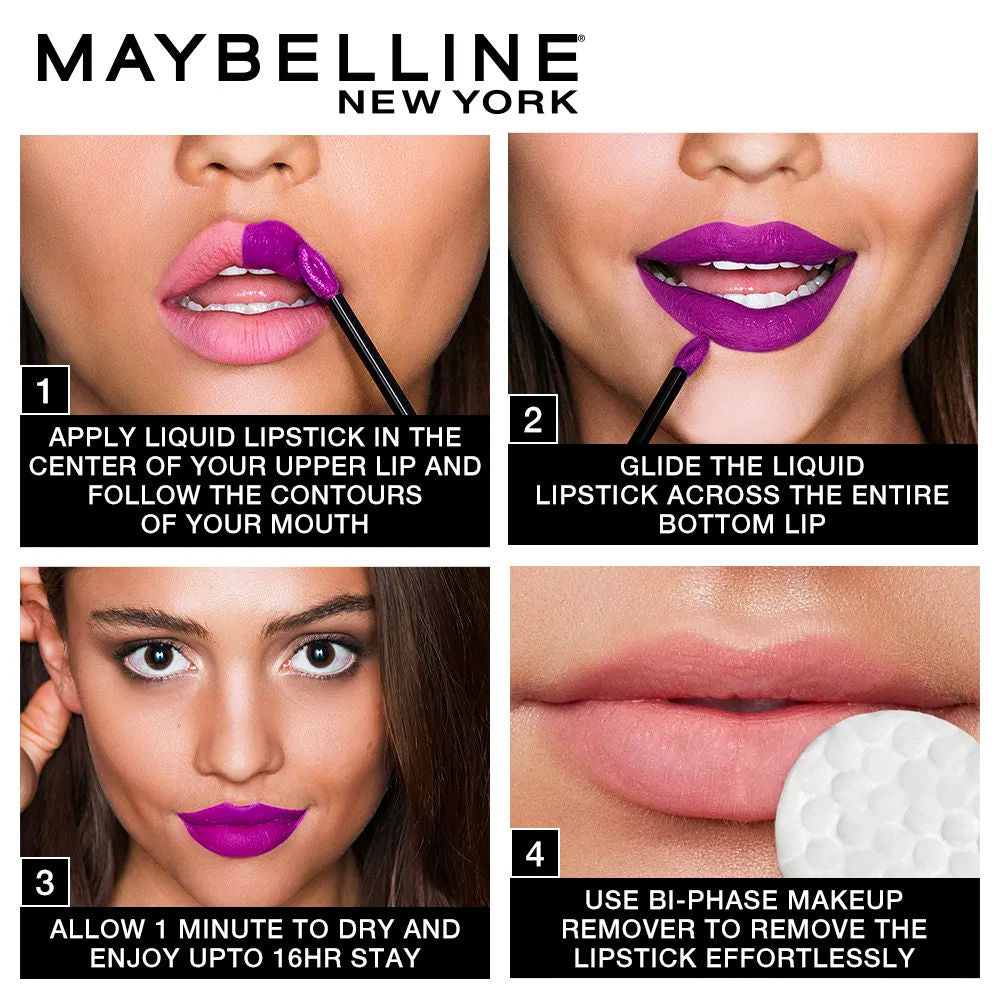 Maybelline Super Stay Matte Ink Liquid Lipstick, 120 Artist, 5 gm + 115 Founder 5 gm - image 4