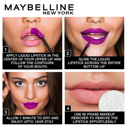 Maybelline Super Stay Matte Ink Liquid Lipstick, 120 Artist, 5 gm + 115 Founder 5 gm - image 4