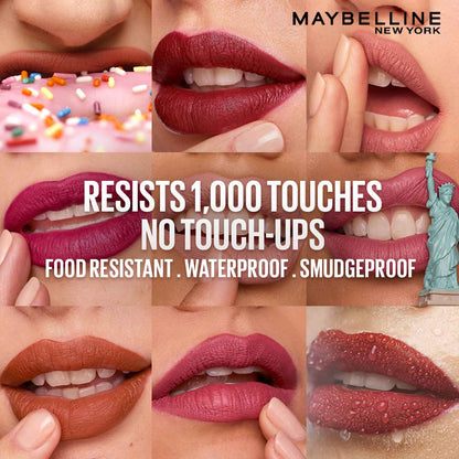 Maybelline Super Stay Matte Ink Liquid Lipstick, Lasts Up to 16H - 20 Pioneer, 5 ml - image 5
