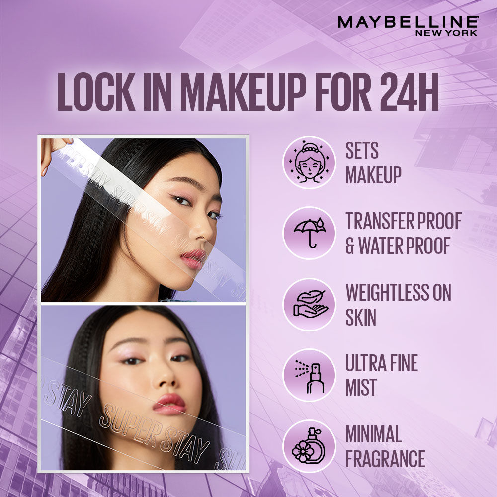 Maybelline Superstay Double Fixer, Locks Double Fixing Polymers for 2x Longwear Result + 24H Transferproof Action and Hydration - 55 ml - image 2