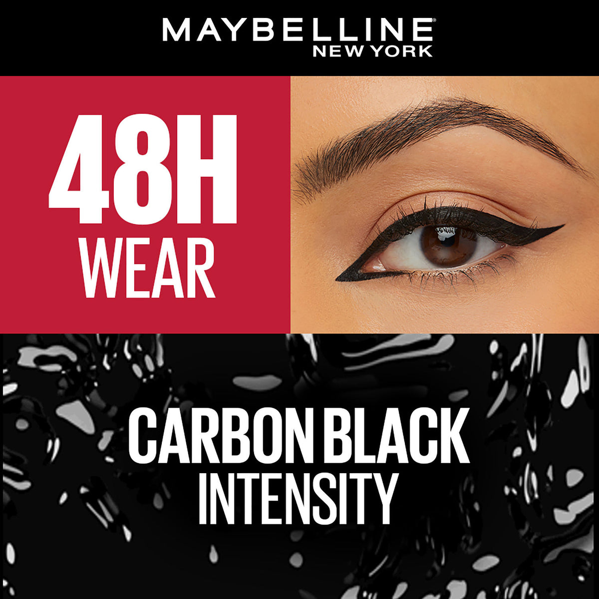 Maybelline Tattoo Liquid Eye Liner, Long Lasting Smudge Proof Eyeliner, Waterproof Eyeliner 48H Dip In, Black, 2.1 gm - image 2