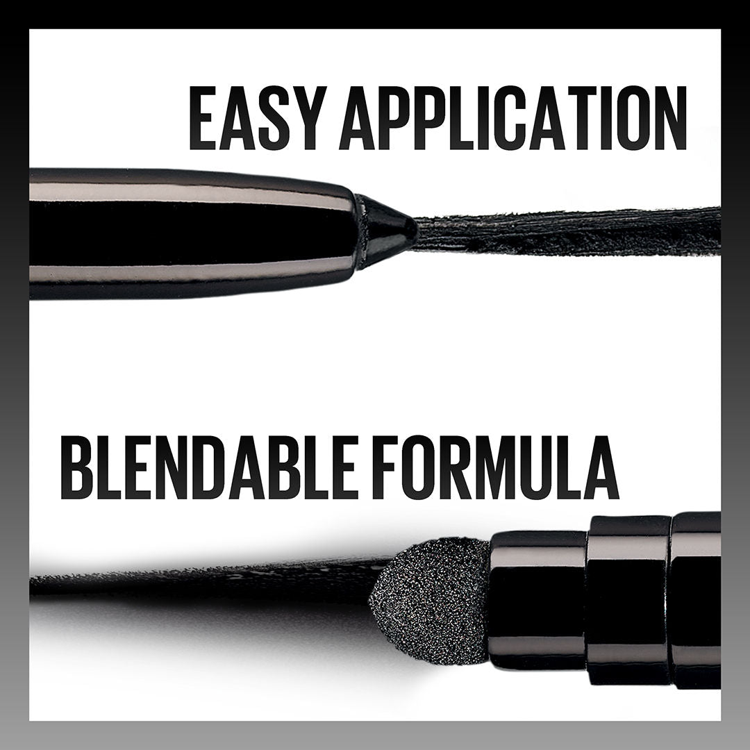 Maybelline TattooStudio Smokey Eye Kohl Gel Pencil Eyeliner, Smokey Black, 0.28g - image 4