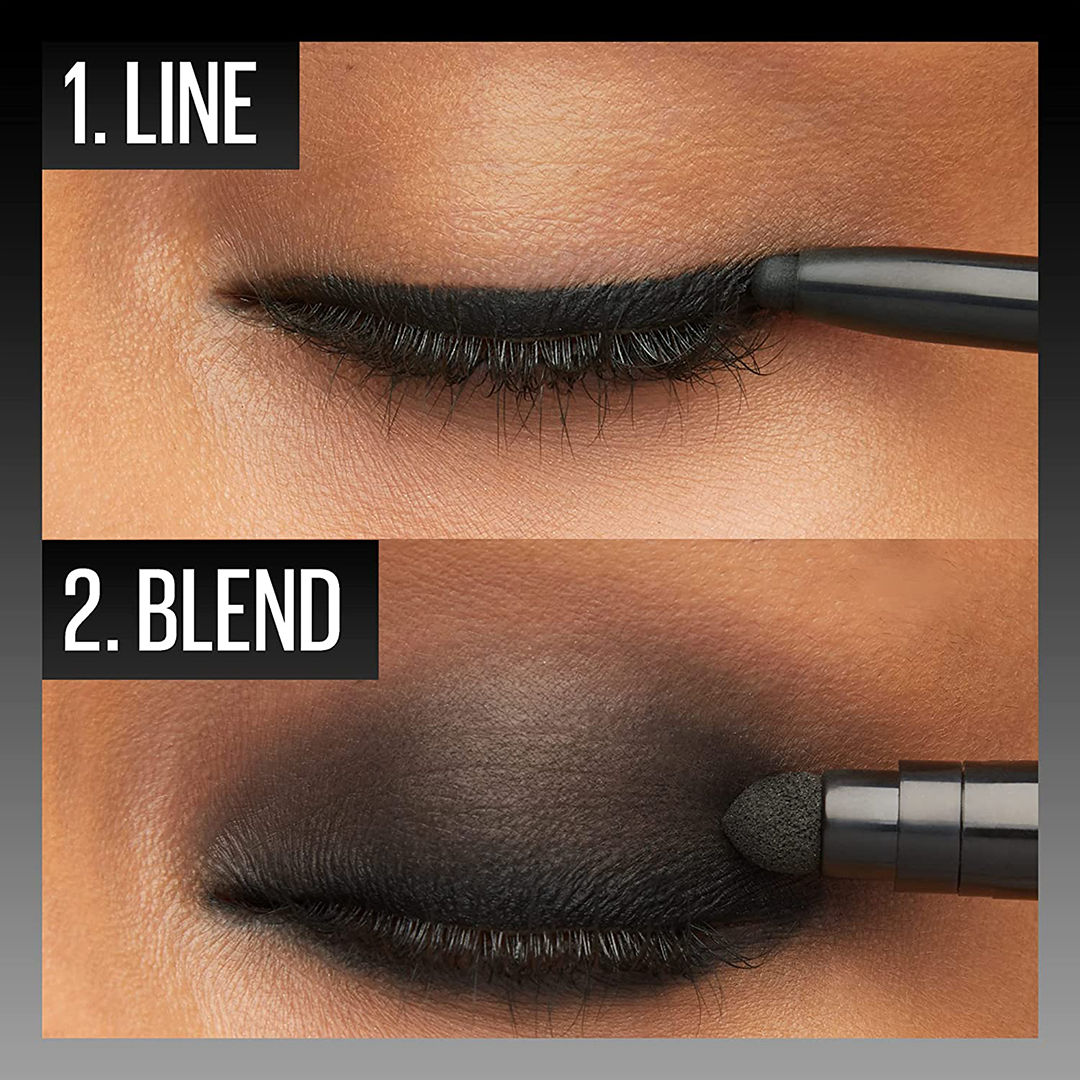 Maybelline TattooStudio Smokey Eye Kohl Gel Pencil Eyeliner, Smokey Black, 0.28g - image 5