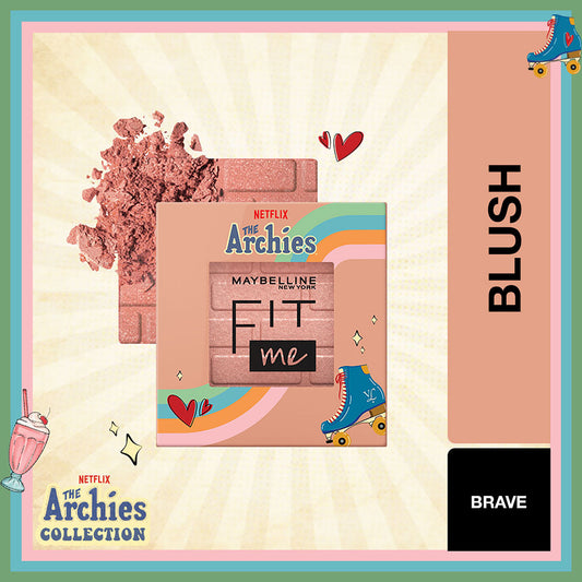 Maybelline NY Blush, Fit Me Blush, The Archies Collection, 10 Brave, 4.5 gm - Maybelline