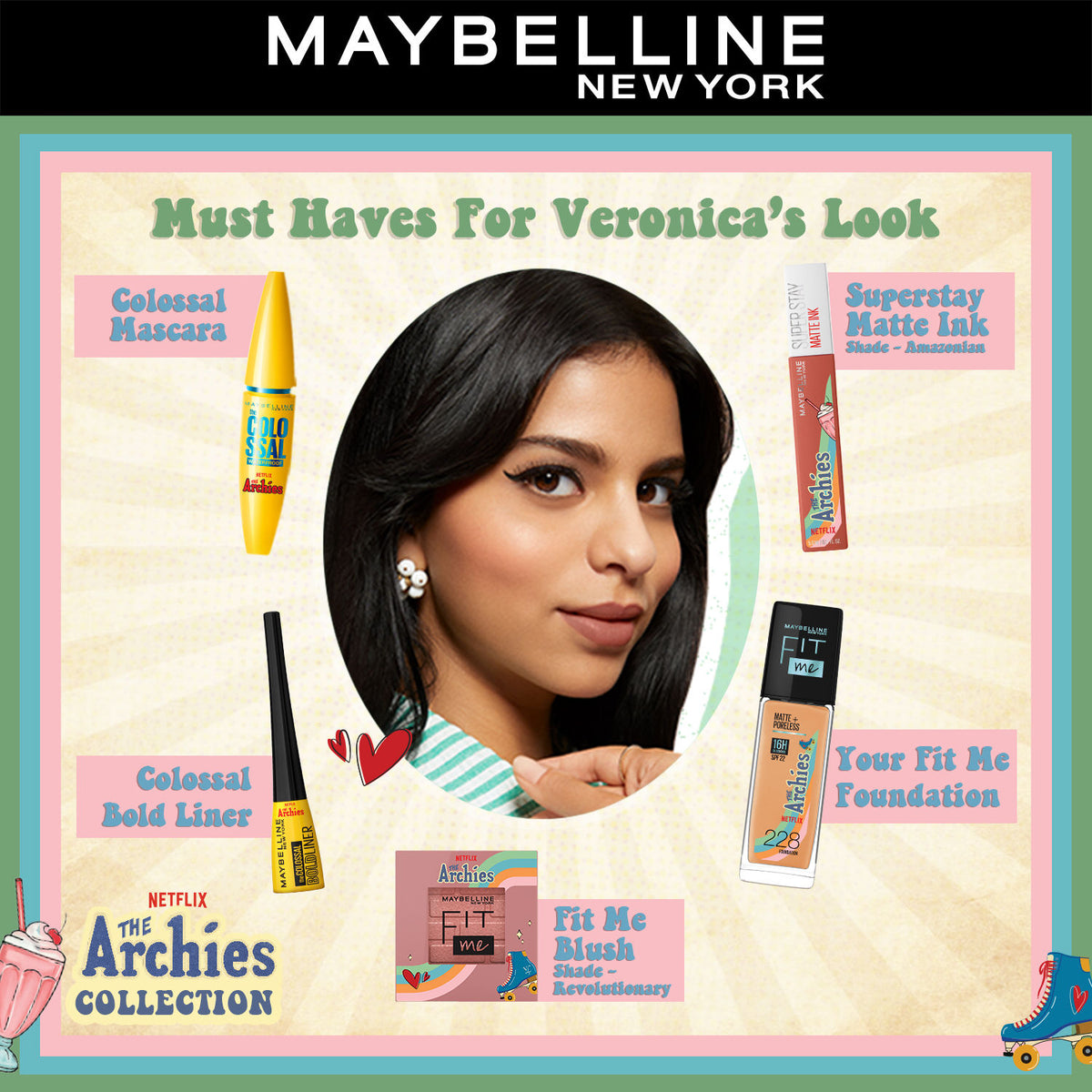 Maybelline NY Blush, Fit Me Blush, The Archies Collection, 10 Brave, 4.5 gm - image 5