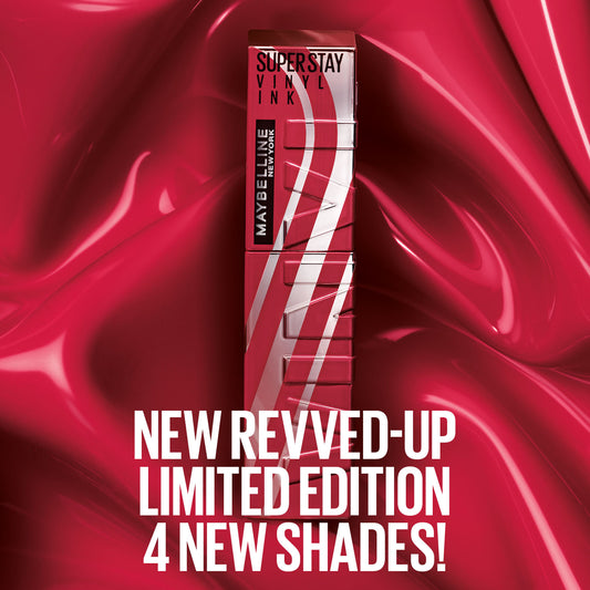Maybelline Super Stay Vinyl Ink High Shine Racing Liquid Lipstick – 16HR Transferproof – Helmet-proof, Wind-proof, Sweat-proof - Lap 1, 4.2 ml - image 2