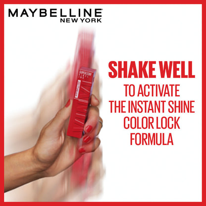 Maybelline Super Stay Vinyl Ink Liquid Lipstick, Instant Shine Lasts Up To 16H - Unrivaled, 4.2 ml - image 2