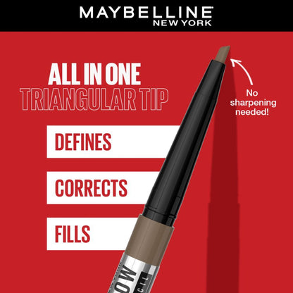 Maybelline Tattoo Brow 36 Hr Brow Pencil, Grey Brown, 0.25 gm – Waterproof Eyebrow Pencil with Precision Tip - image 5