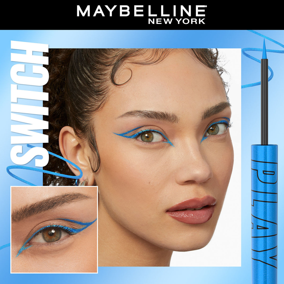 Maybelline Tattoo Play Blue Liquid Eyeliner - Switch, 2.1 ml - image 2