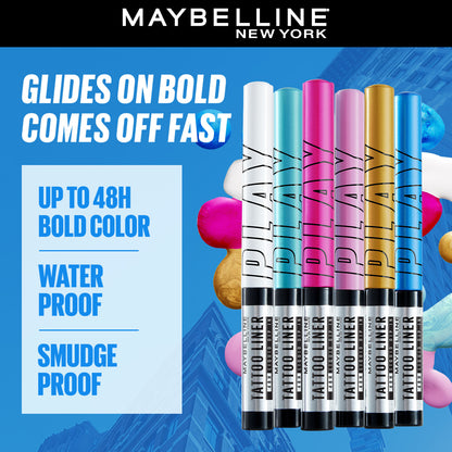 Maybelline Tattoo Play Blue Liquid Eyeliner - Switch, 2.1 ml - image 3