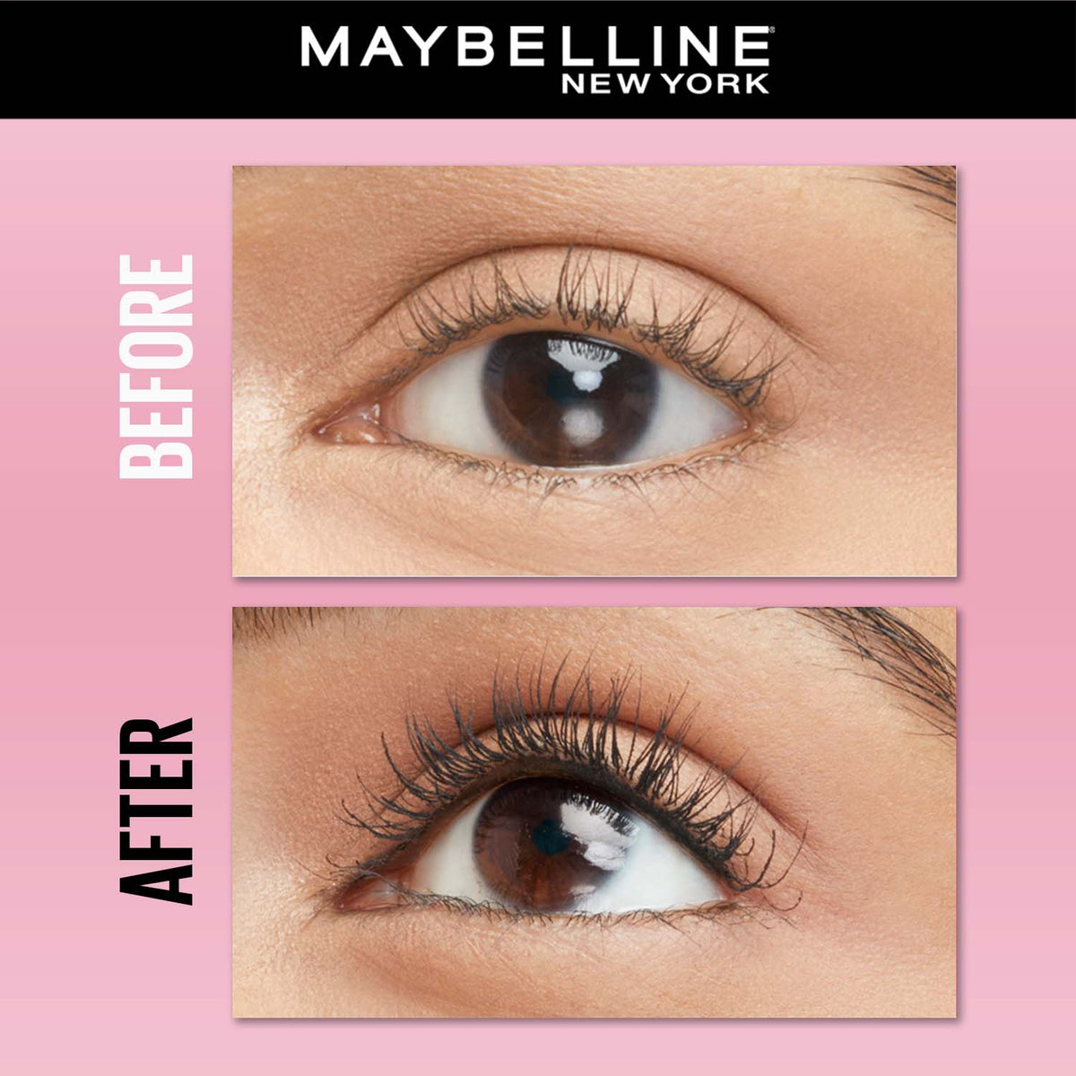 Maybelline Mascara, Curls Lashes, Highly Pigmented Colour, Long-lasting, Waterproof, Hypercurl, Very Black, 9.2 ml - image 3