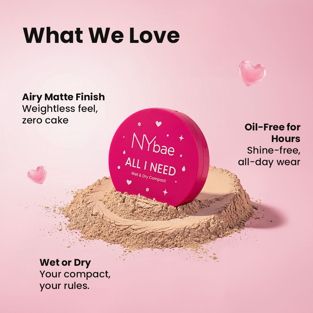 NY Bae All I Need Wet & Dry Compact Powder- Fair 01 – Lightweight & Blendable - image 2