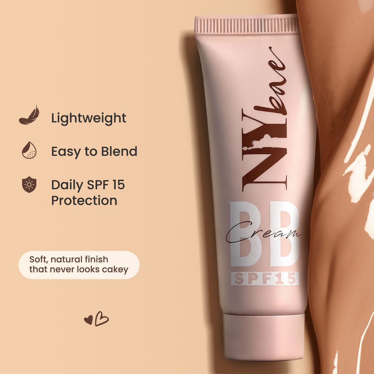 NY Bae BB Cream with SPF 15 – Cinnamon 05 (25 gm) - image 2