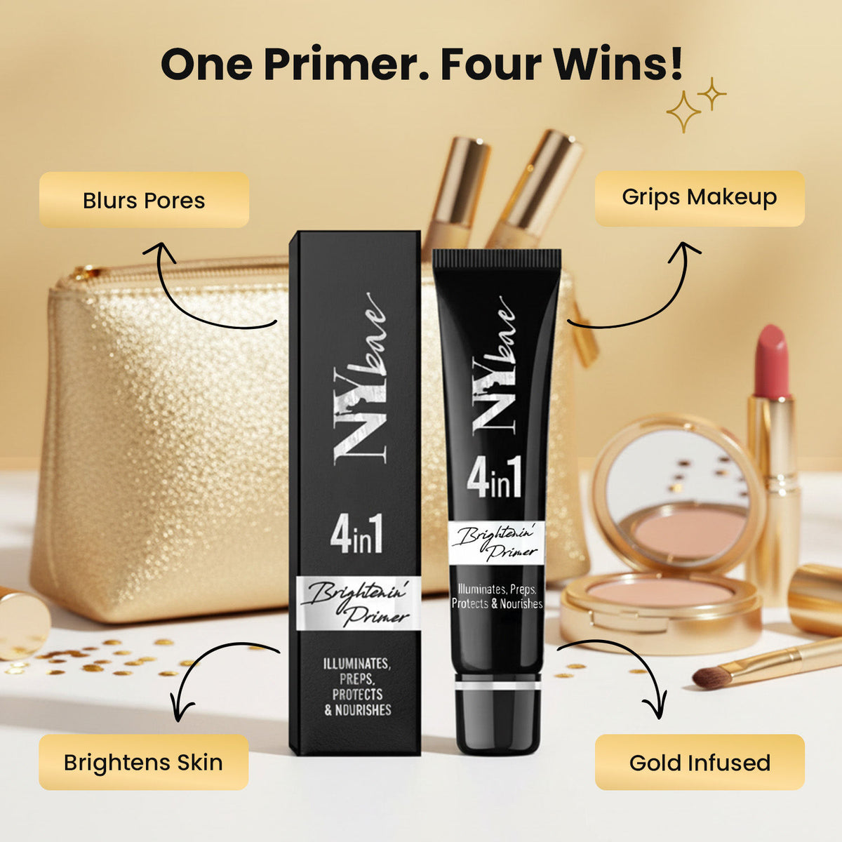 NY Bae 4IN1 Brightenin' Primer (15 gm) – Bright Skin - image 4