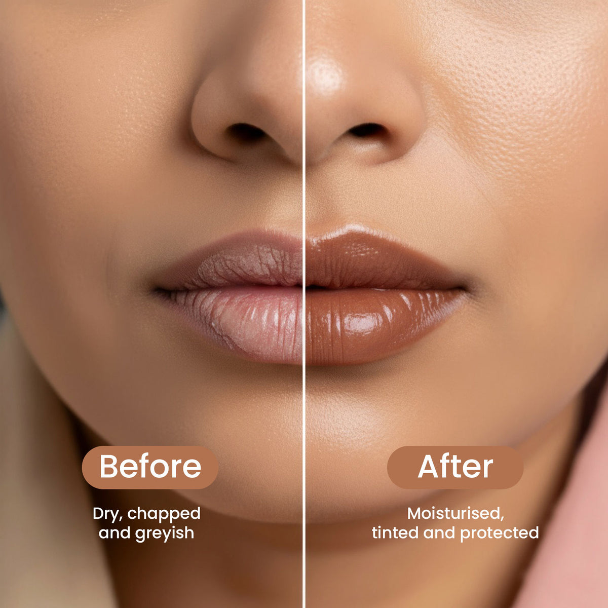 NY Bae Choco Berry Tinted Lip Balm with SPF 22 Choco Brown Tint – Deeply Nourishing Lip Color with Almond Oil, Shea Butter & Vitamin E - image 4