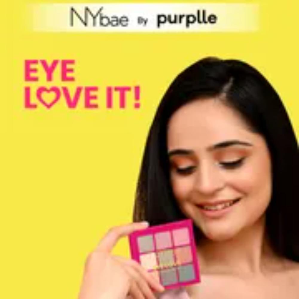 NY Bae Complete Eye Makeup Combo (Eye Love Eyeshadow Palette-9 gm + Eye Love Lengthening Mascara-Black Eyeliner + Skeyeliner-Black Matte + The Big Apple Of My Eyes K - image 2