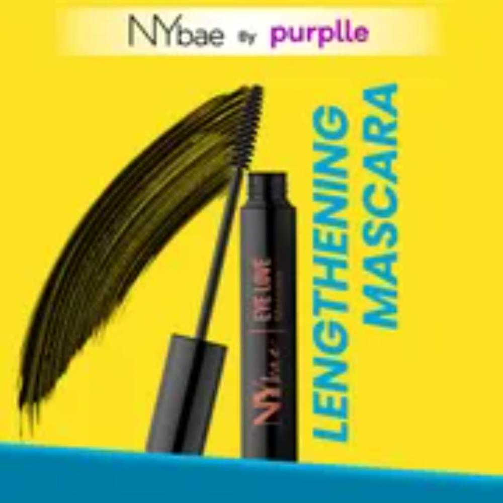 NY Bae Complete Eye Makeup Combo (Eye Love Eyeshadow Palette-9 gm + Eye Love Lengthening Mascara-Black Eyeliner + Skeyeliner-Black Matte + The Big Apple Of My Eyes K - image 3