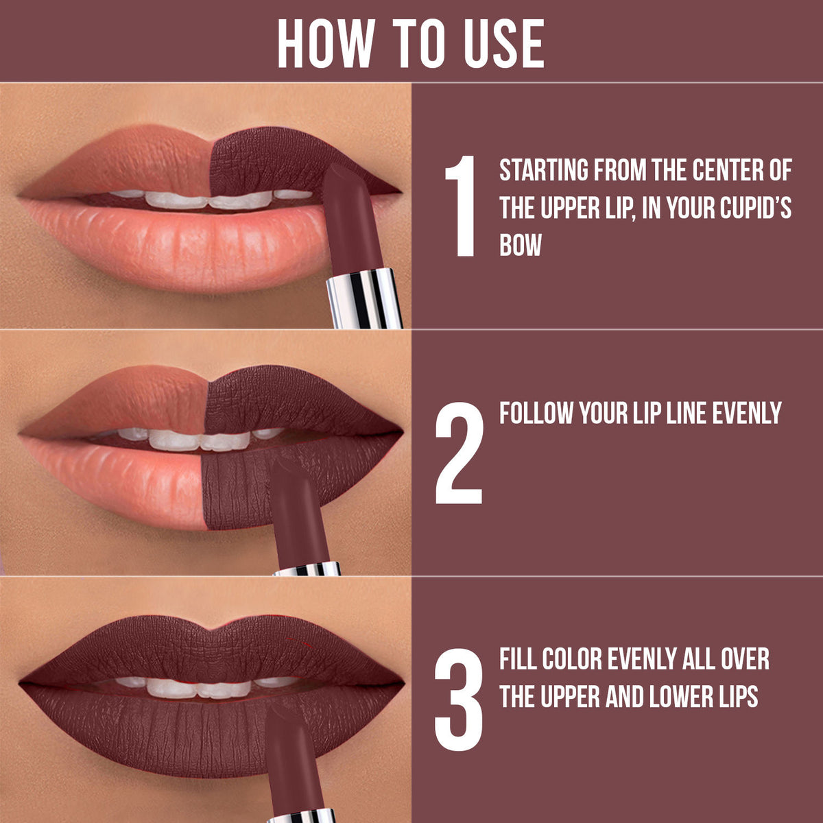 NY Bae Matte Lipstick -Sprinkled Bagel 25 - image 4