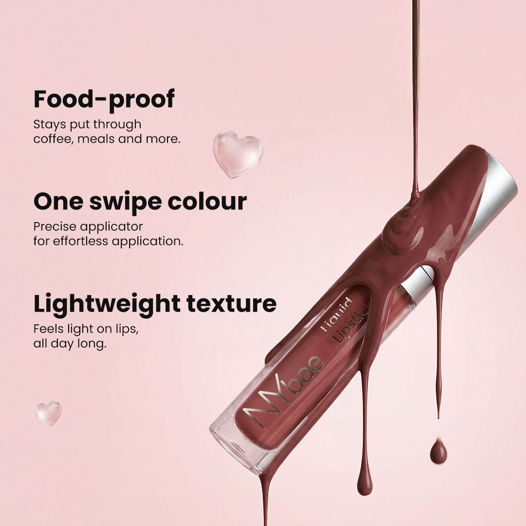NY Bae Confessions Liquid Lipstick – Snuggle Secrets 15 (4.5 ml) - image 3