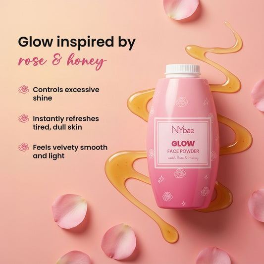 NY Bae Glow Face Powder with Rose & Honey – Soft Matte Finish - image 2