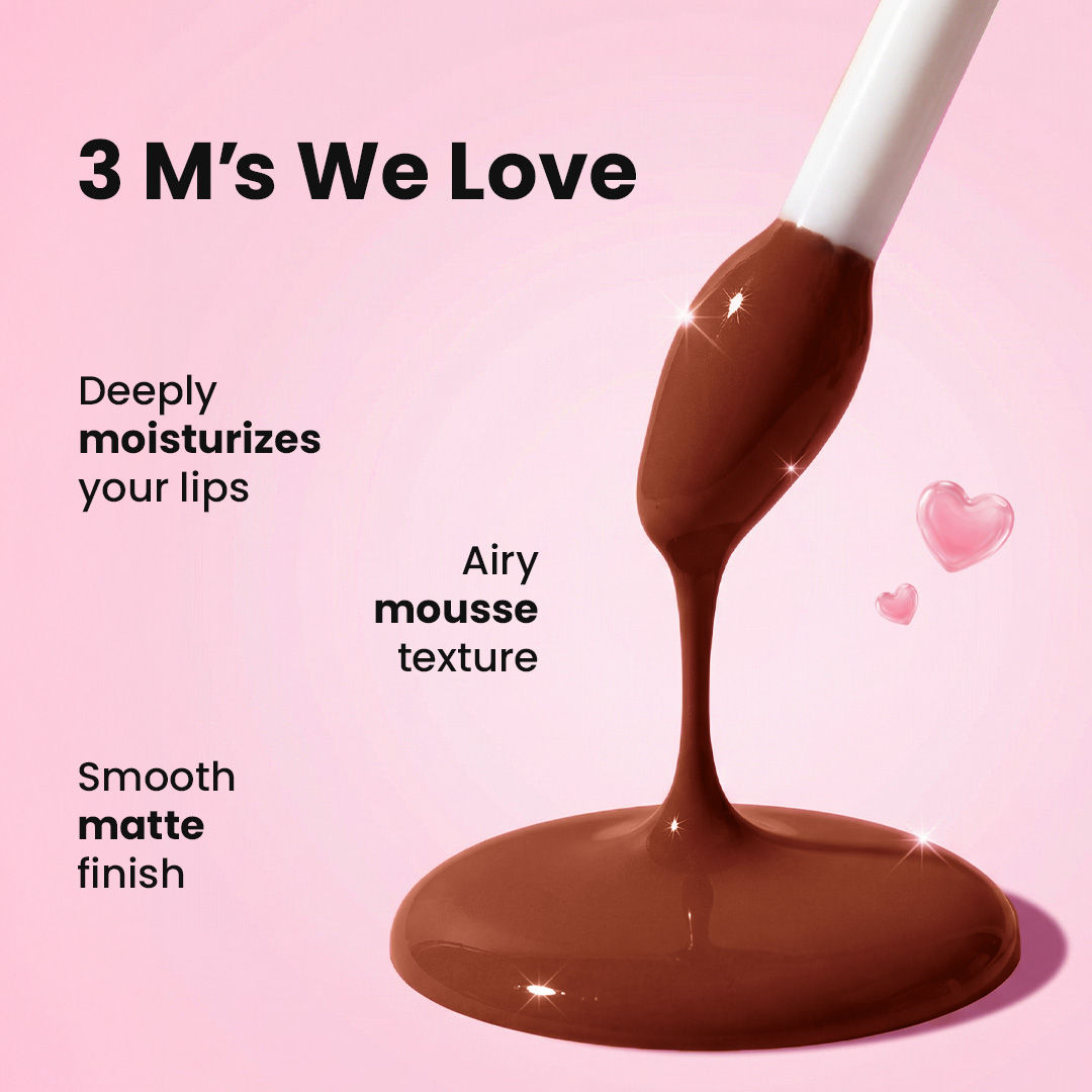 NY Bae Velvet Mousse Liquid Lipstick – Spicy Rust 06 (6.5 ml) - image 2