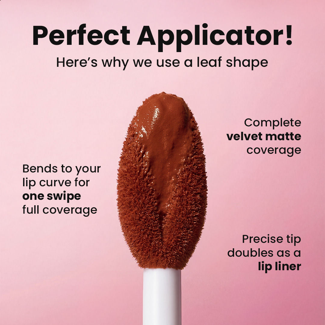 NY Bae Velvet Mousse Liquid Lipstick – Spicy Rust 06 (6.5 ml) - image 3
