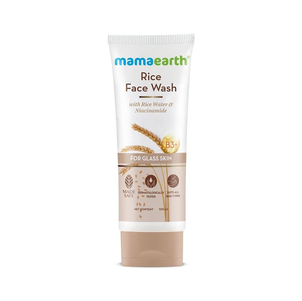 Mamaearth Rice Face Wash with Rice Water & Niacinamide