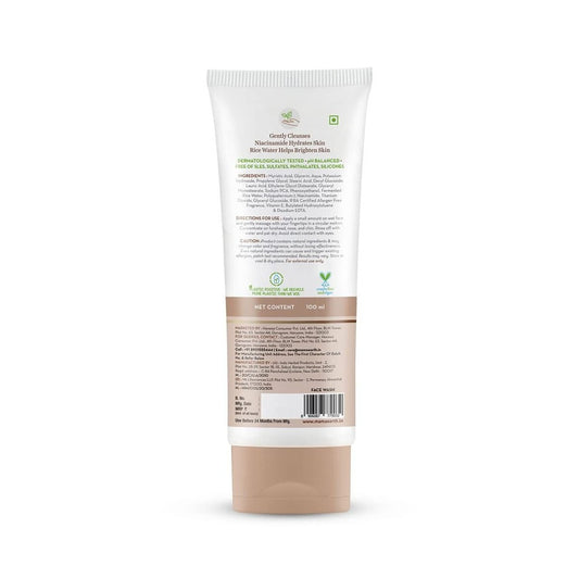 Mamaearth Rice Face Wash with Rice Water & Niacinamide
