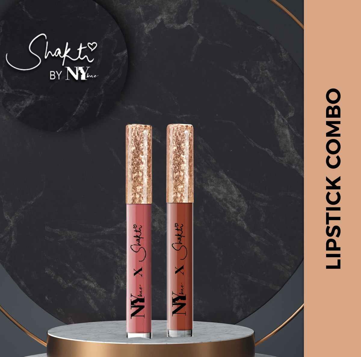 NY Bae Shakti’s Lipstick by Shakti Combo of 2 - NY Bae