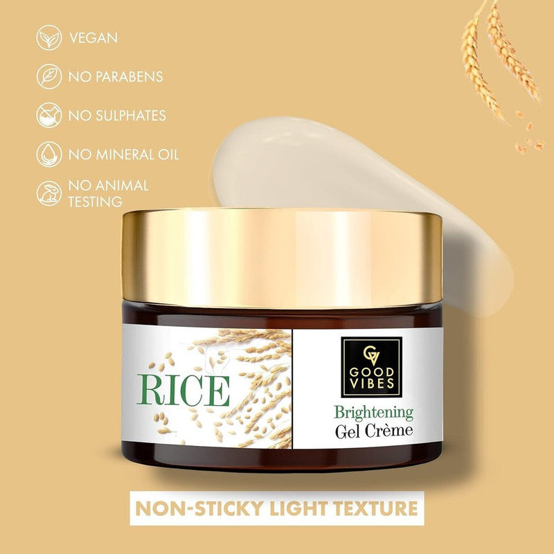 Good Vibes Rice Brightening Gel Creme