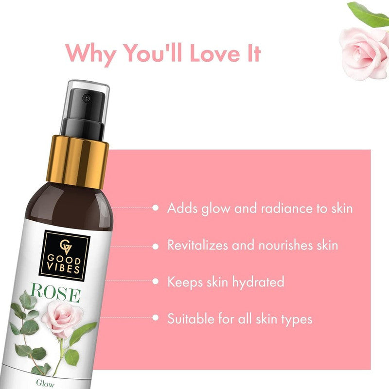 Good Vibes Rose Water Glow Toner & Face Mist